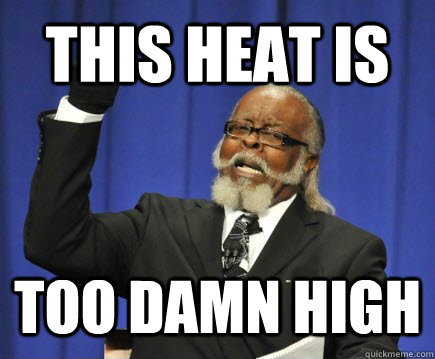 This heat is Too damn high  Too Damn High