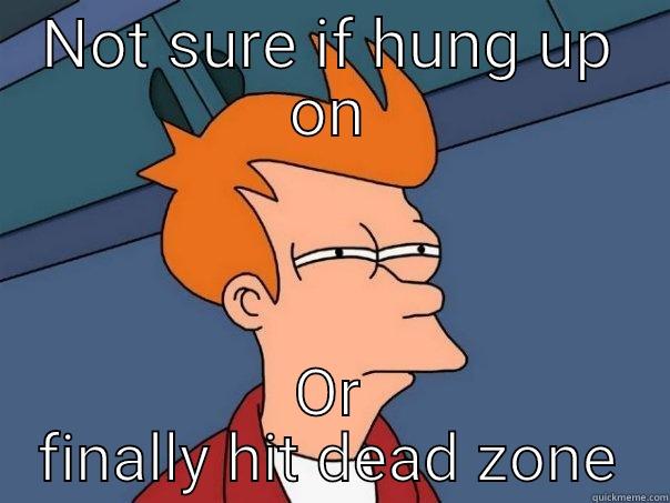 NOT SURE IF HUNG UP ON OR FINALLY HIT DEAD ZONE Futurama Fry