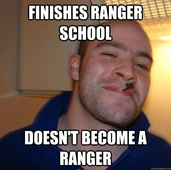 Finishes Ranger School doesn't become a ranger - Finishes Ranger School doesn't become a ranger  Misc