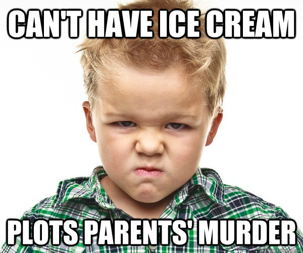 can't have ice cream plots parents' murder  