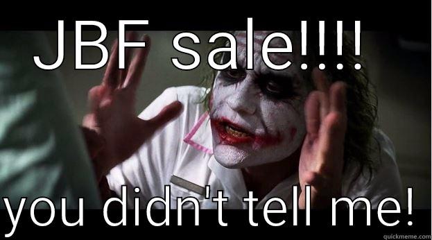 JBF SALE!!!!   YOU DIDN'T TELL ME! Joker Mind Loss