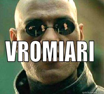  VROMIARI Matrix Morpheus