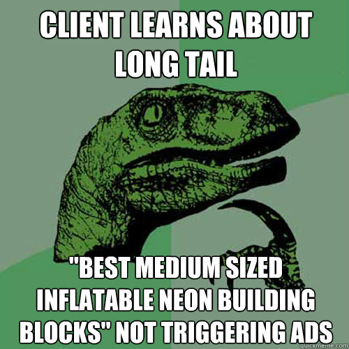 client learns about long tail 