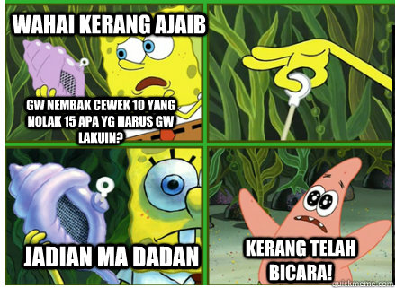 Wahai kerang Ajaib Jadian ma dadan kerang telah bicara! gw nembak cewek 10 yang nolak 15 apa yg harus gw lakuin?  Magic Conch Shell