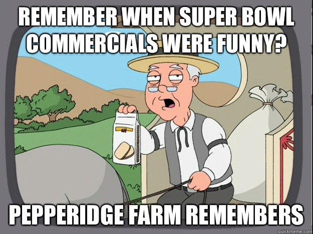 Remember when Super Bowl commercials were funny? Pepperidge farm remembers  Pepperidge Farm Remembers