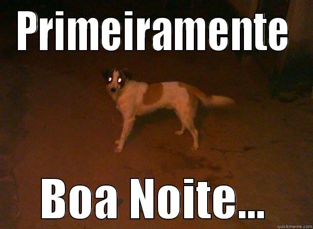 PRIMEIRAMENTE BOA NOITE... Misc