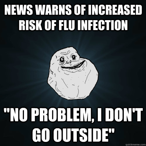 news warns of increased risk of flu infection 