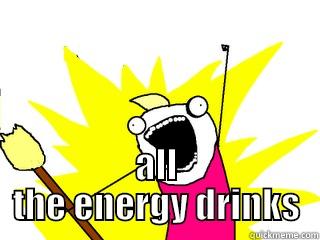  ALL THE ENERGY DRINKS All The Things