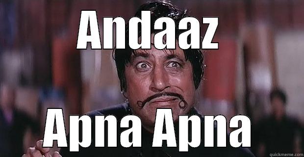 ANDAAZ APNA APNA Misc