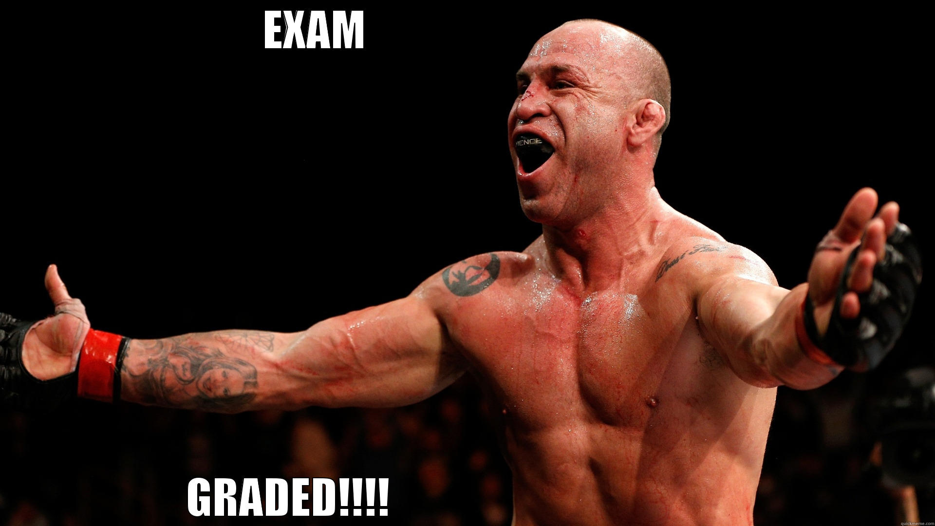 choked out the midterms! - EXAM                                   GRADED!!!!                                         Misc