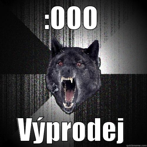 :OOO VÝPRODEJ Insanity Wolf