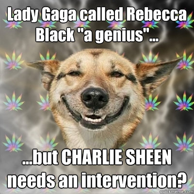 Lady Gaga called Rebecca Black 