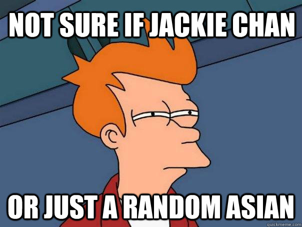 Not Sure if Jackie Chan Or just a random Asian  Futurama Fry