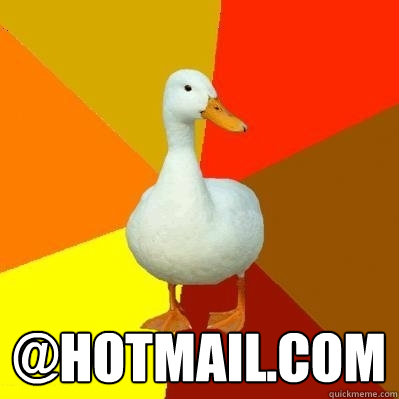  @hotmail.com  Tech Impaired Duck