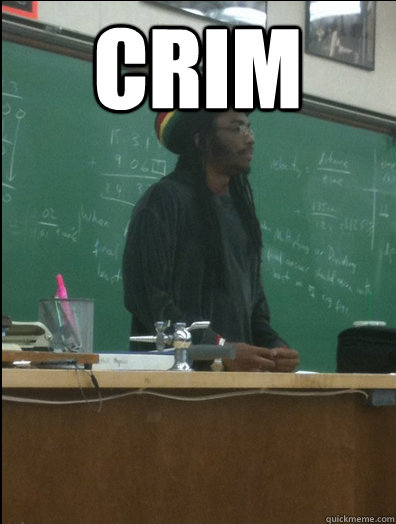 CRIM   Rasta Science Teacher