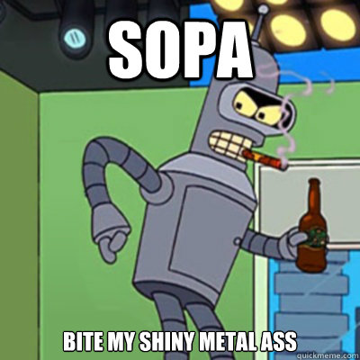 sopa Bite my shiny metal ass  Jealous bender