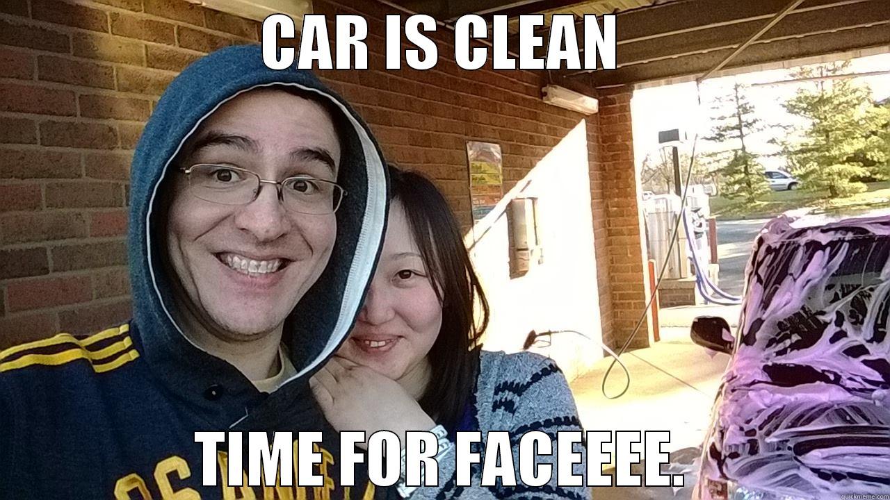 CAR CLEANIN KURTIN - CAR IS CLEAN TIME FOR FACEEEE. Misc