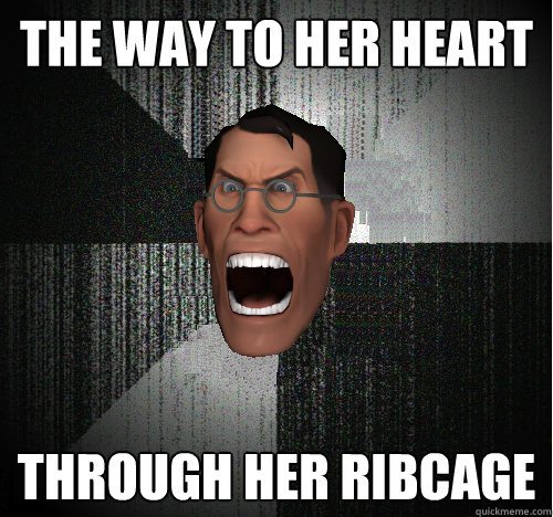 THE WAY TO HER HEART THROUGH HER RIBCAGE - THE WAY TO HER HEART THROUGH HER RIBCAGE  Insanity Medic