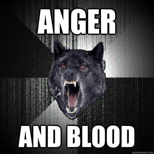 Anger And blood - Anger And blood  Insanity Wolf