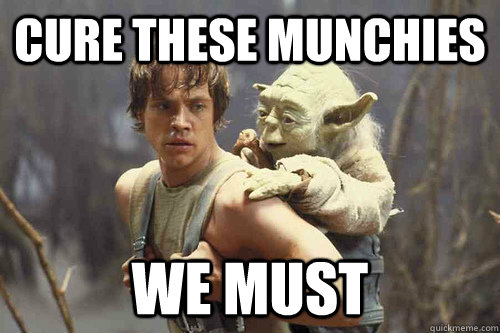 cure these munchies we must - cure these munchies we must  Bong hit yoda