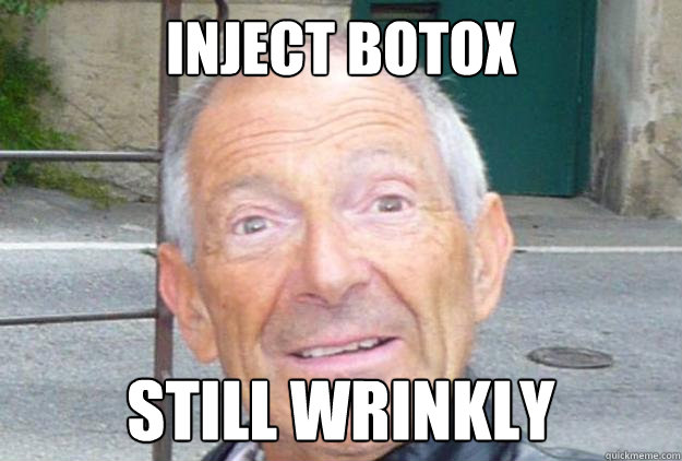 inject botox still wrinkly - inject botox still wrinkly  Peter Parp