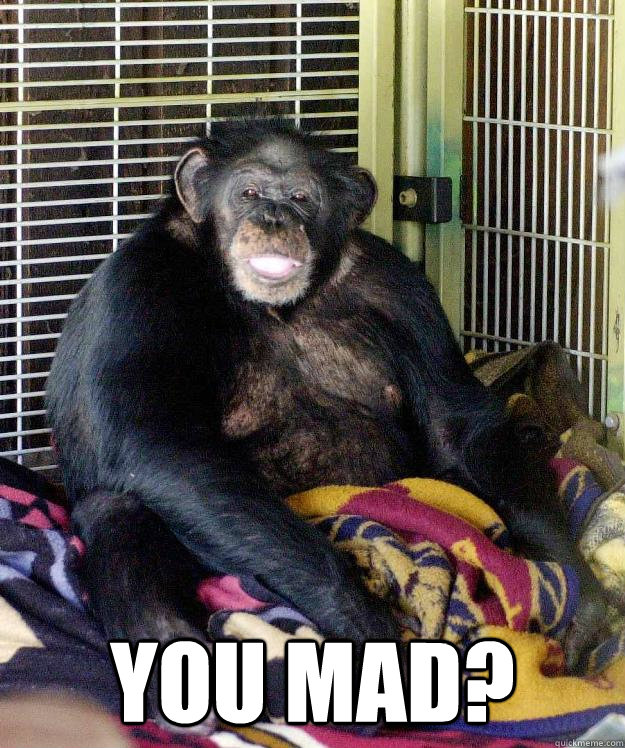  You Mad? -  You Mad?  Travis the Chimp You Mad