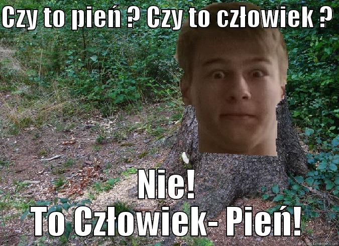 CZY TO PIEŃ ? CZY TO CZŁOWIEK ?  NIE! TO CZŁOWIEK- PIEŃ! Misc