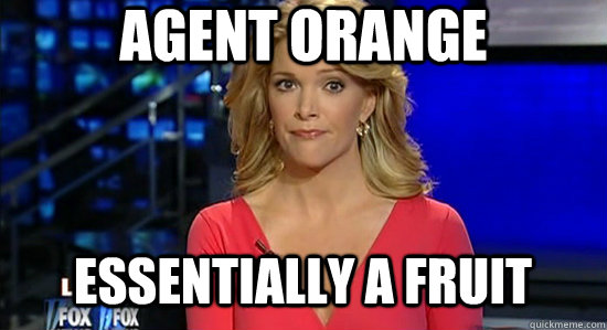 Agent Orange Essentially A fruit  essentially megyn kelly