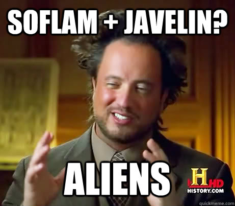 SOFLAM + javelin? Aliens  soflam