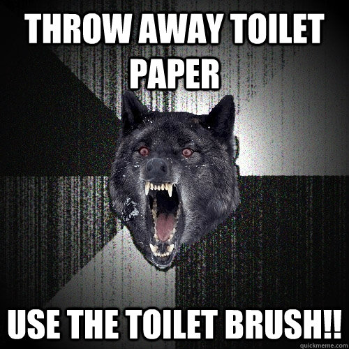 throw away toilet brush