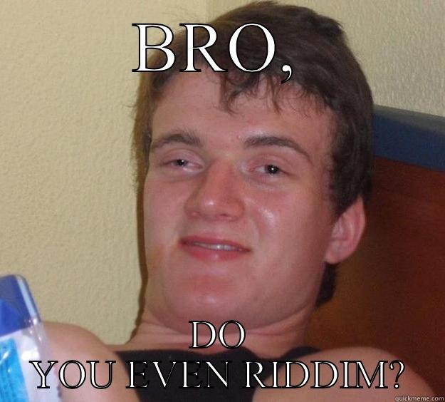 BRO, DO YOU EVEN RIDDIM? 10 Guy