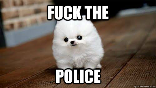 fuck the police - fuck the police  Frustration Dog