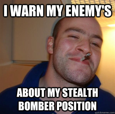 I warn my enemy's About my stealth bomber position - I warn my enemy's About my stealth bomber position  GGG plays SC