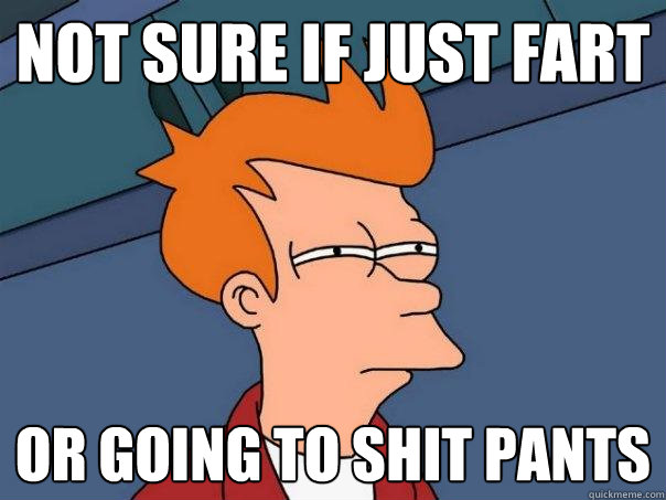 Not sure if just fart Or going to shit pants - Not sure if just fart Or going to shit pants  Futurama Fry