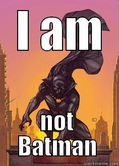  I AM NOT BATMAN Misc