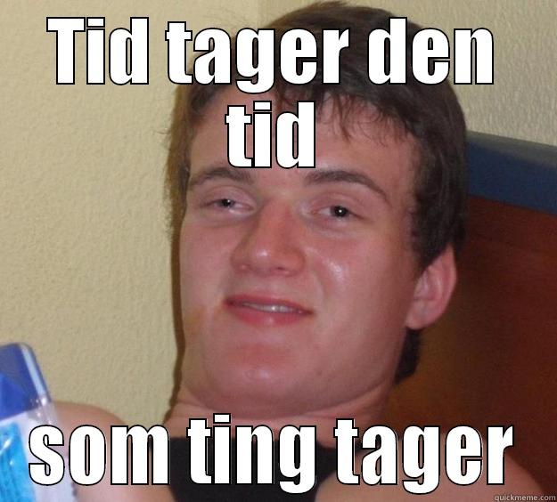 Haha Helle - TID TAGER DEN TID SOM TING TAGER 10 Guy