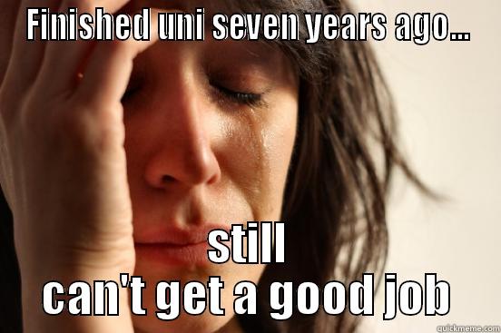 cvdv df df df d - FINISHED UNI SEVEN YEARS AGO... STILL CAN'T GET A GOOD JOB First World Problems