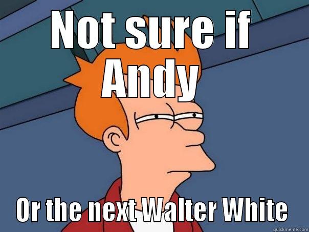 Andy White - NOT SURE IF ANDY OR THE NEXT WALTER WHITE Futurama Fry