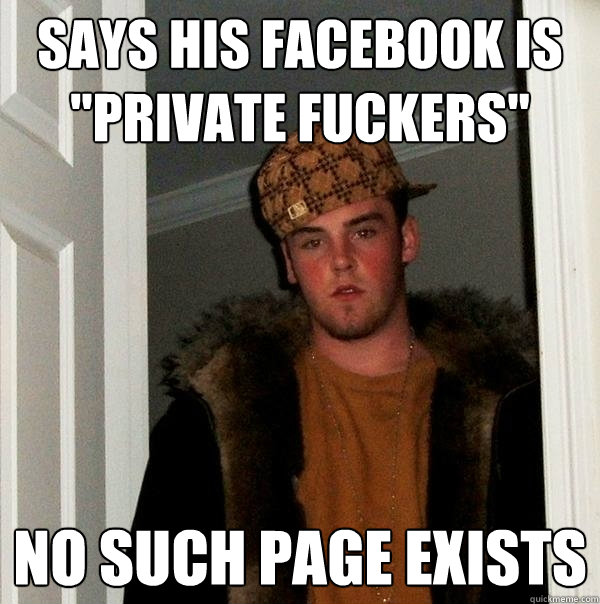 Says his facebook is 