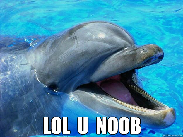 LOL  U  NOOB  