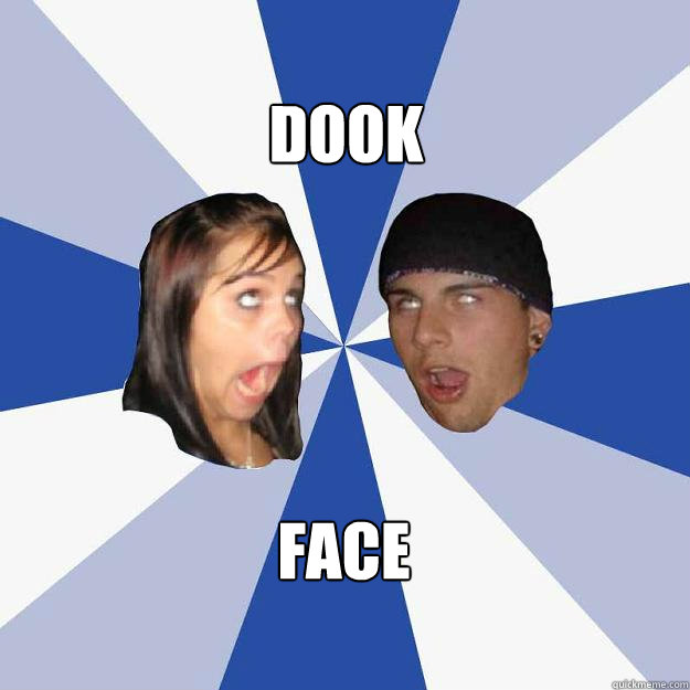 DOOK FACE - DOOK FACE  Annoying Facebook Couple