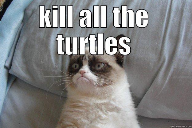 KILL ALL THE TURTLES  Grumpy Cat