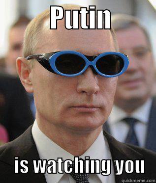           PUTIN               IS WATCHING YOU   Misc