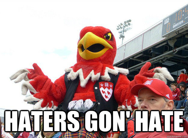  Haters gon' hate -  Haters gon' hate  Marty the Martlet