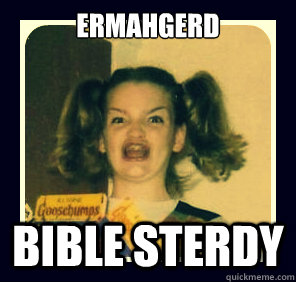 ERMAHGERD Bible Sterdy  