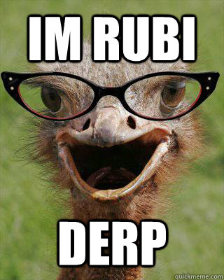 Im rubi Derp - Im rubi Derp  Judgmental Bookseller Ostrich