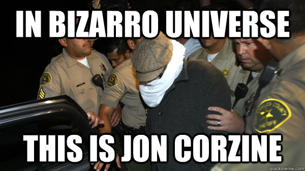 In bizarro universe This is Jon Corzine  Defend the Constitution