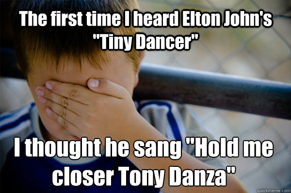 The first time I heard Elton John's 