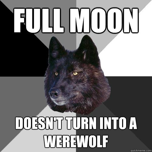 FULL MOON DOESN'T TURN INTO A WEREWOLF - FULL MOON DOESN'T TURN INTO A WEREWOLF  Sanity Wolf