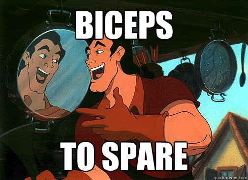 Biceps to spare  - Biceps to spare   gaston